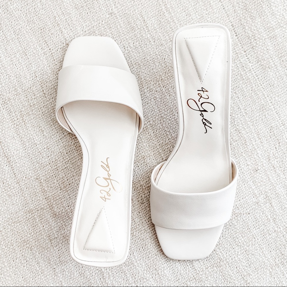 NBW White Heels